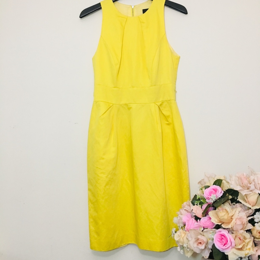 Cue Pencil Yellow Dress